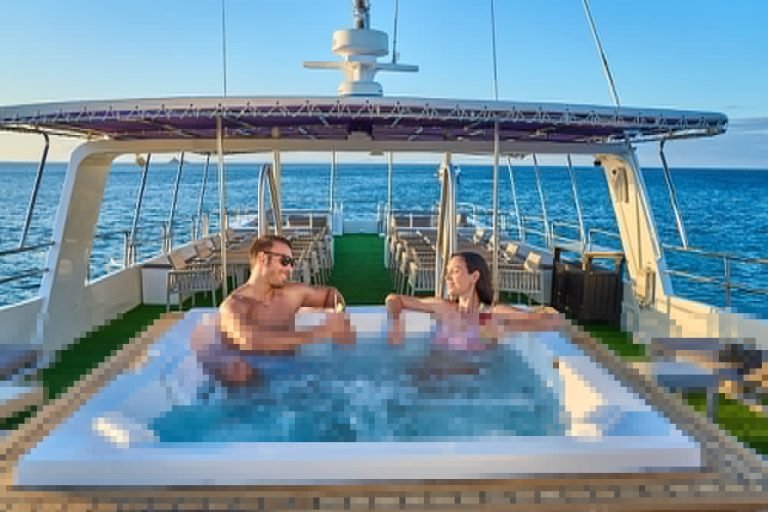 Monserrat Yacht Galápagos cruise – sundeck