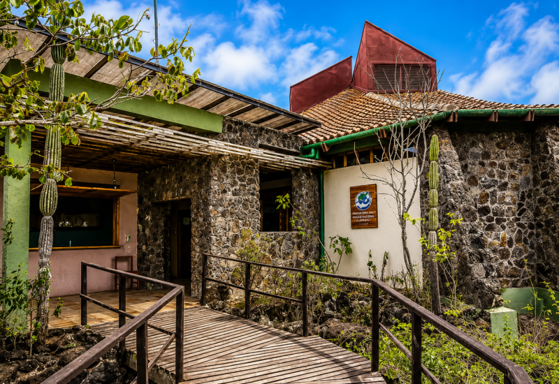 Visitors exploring the Galápagos Interpretation Center on San Cristóbal Island